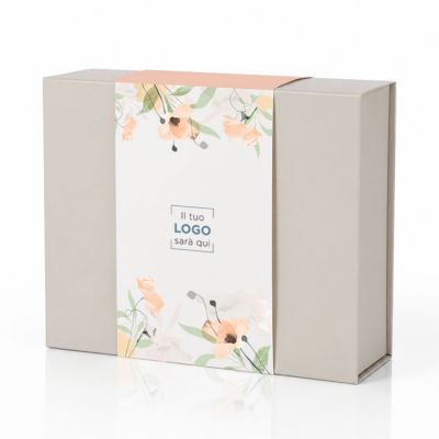 Beauty Box con Camicia - Grafica Albicocca - Taglia L