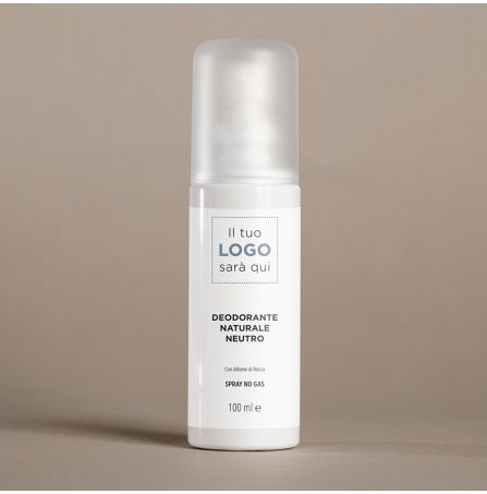 Deodorante Spray Naturale con Allume di Rocca Neutro - 100ml