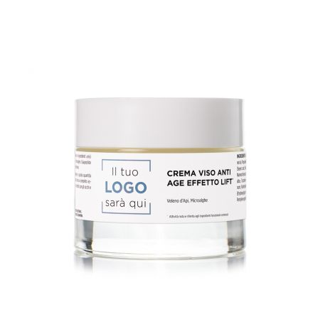 Crema Viso Anti Age Effetto Lift - 50 ml con tappo bianco