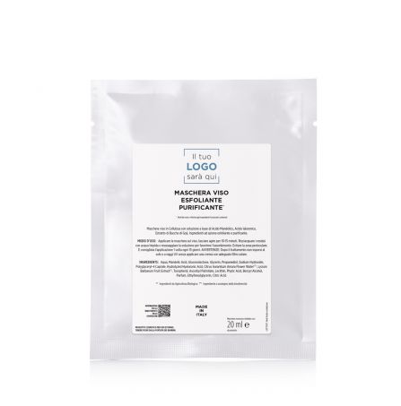 Maschera Monouso Imbibita Esfoliante Purificante