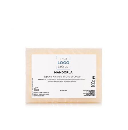Sapone Naturale all'Olio di Cocco "Mandorla" - 100 gr