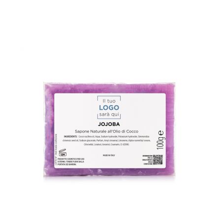 Sapone Naturale all'Olio di Cocco "Jojoba" - 100 gr
