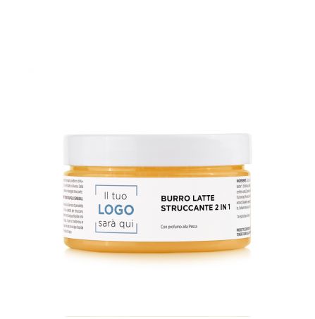Burro latte struccante 2 in 1 alla Pesca - 100 ml