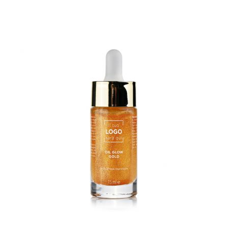 Olio Glow Gold per Viso, Corpo e Capelli - 15 ml