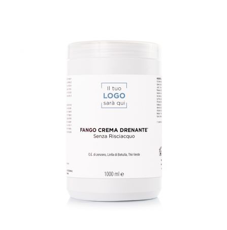 Fango Crema Drenante senza Risciacquo, 1000 ml