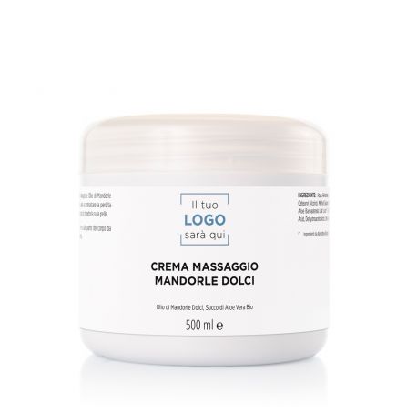 Crema Massaggio Corpo Mandorle Dolci - 500 ml