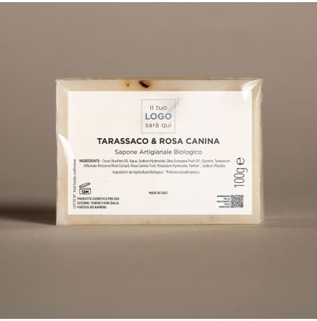 Sapone Biologico "Tarassaco e Rosa Canina" - 100 gr