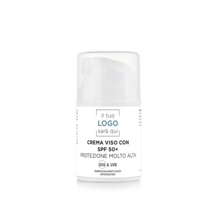 Crema Viso con SPF 50+ - Uva e Uvb Protezione Molto Alta, 50 ml