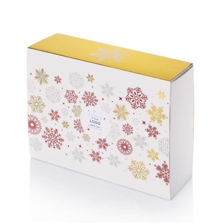 Beauty Box con Camicia Personalizzata 10 pz - Taglia L - Grafica Fiocco di Neve