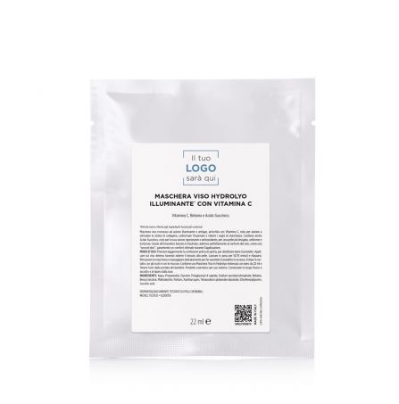 Maschera Viso Illuminante con Vitamina C in Hydrolyo