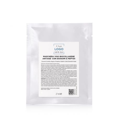 Maschera Viso Longevity Antiage in Biocollagene