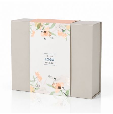 Beauty Box con Camicia - Grafica Albicocca - Taglia L