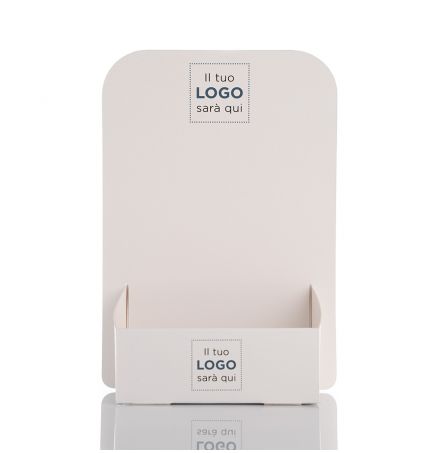 Espositore vuoto per Maschere e Patch Labbra - Bianco