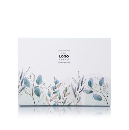 Beauty Box con Camicia - Grafica Blu - Taglia M