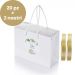 Shopper Box Bianca personalizzata 20 pz + 2 nastri - Grafica Verde Magia