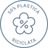 50% Plastica Riciclata